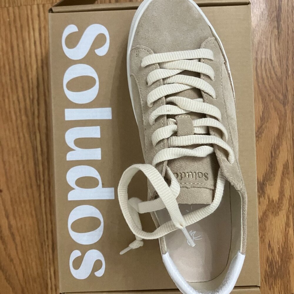 Soludos Women's Ibiza Platform Sneakers- Sand